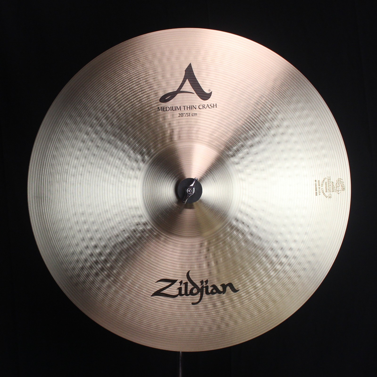 Zildjian 20" A Medium Thin Crash - 2000g (video demo)