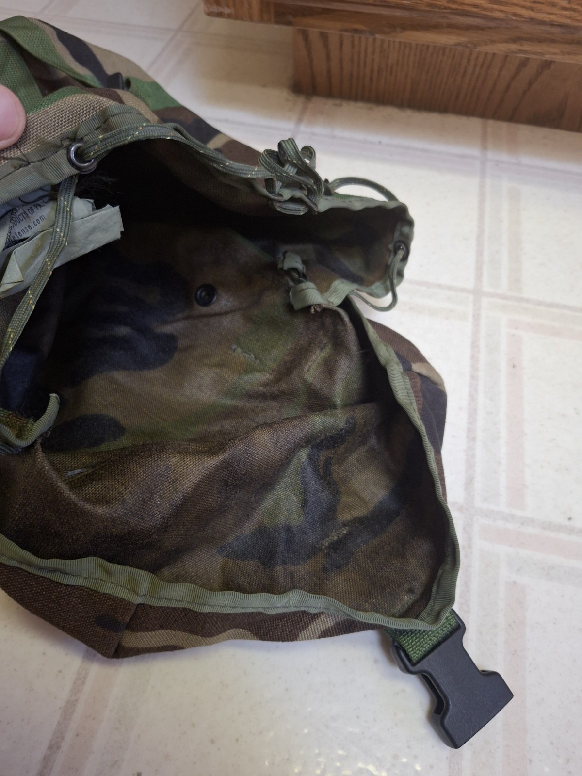 US military pouch camo Vintage