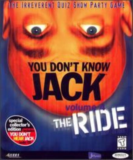 You Don't Know Jack 4 The Ride PC MAC CD answer question trivia quiz game show!