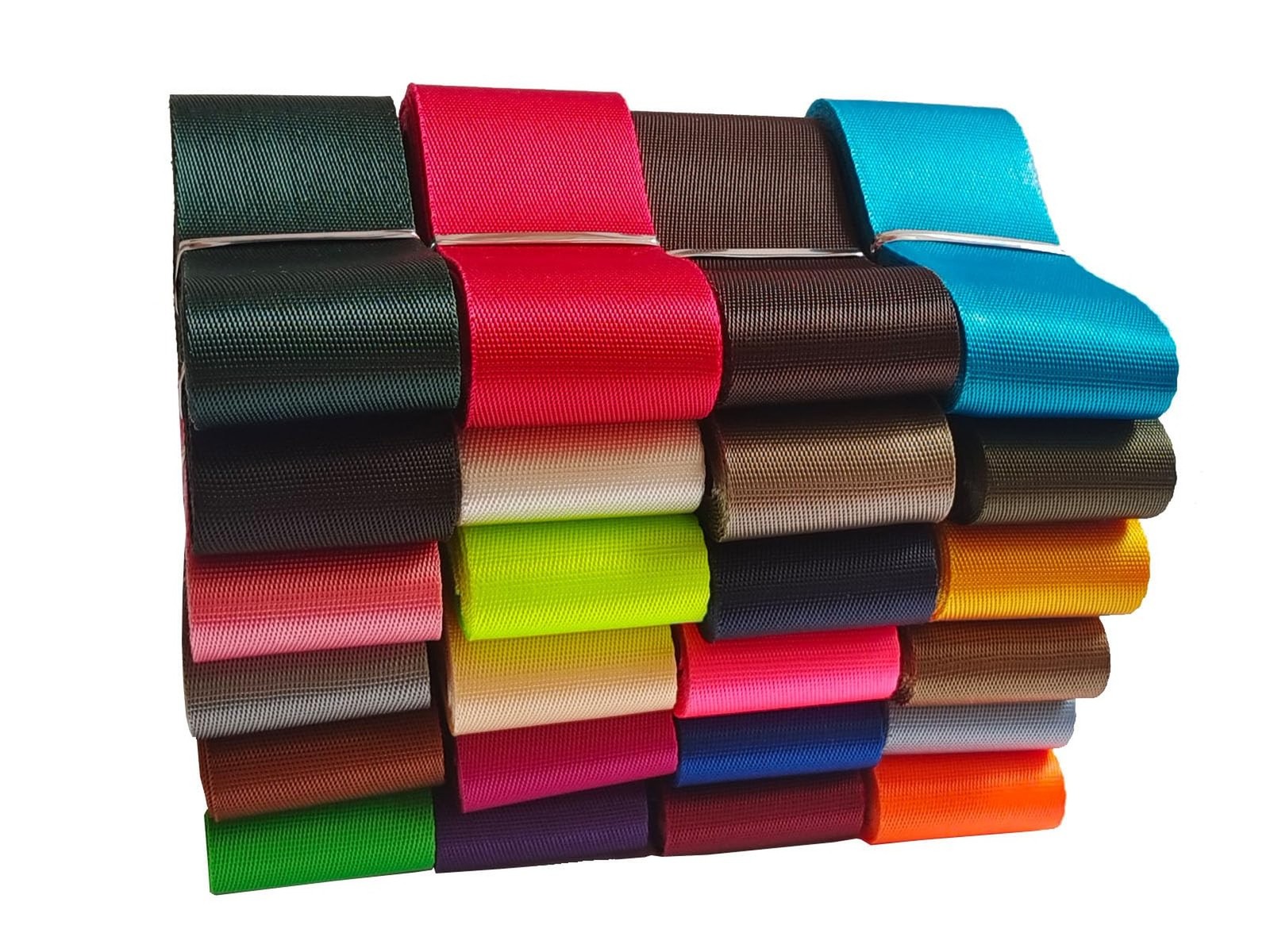Nylon Webbing 1.5 Inch 24 Yards 24 Colors Durable Flat Nylon Webbing Strap fo...