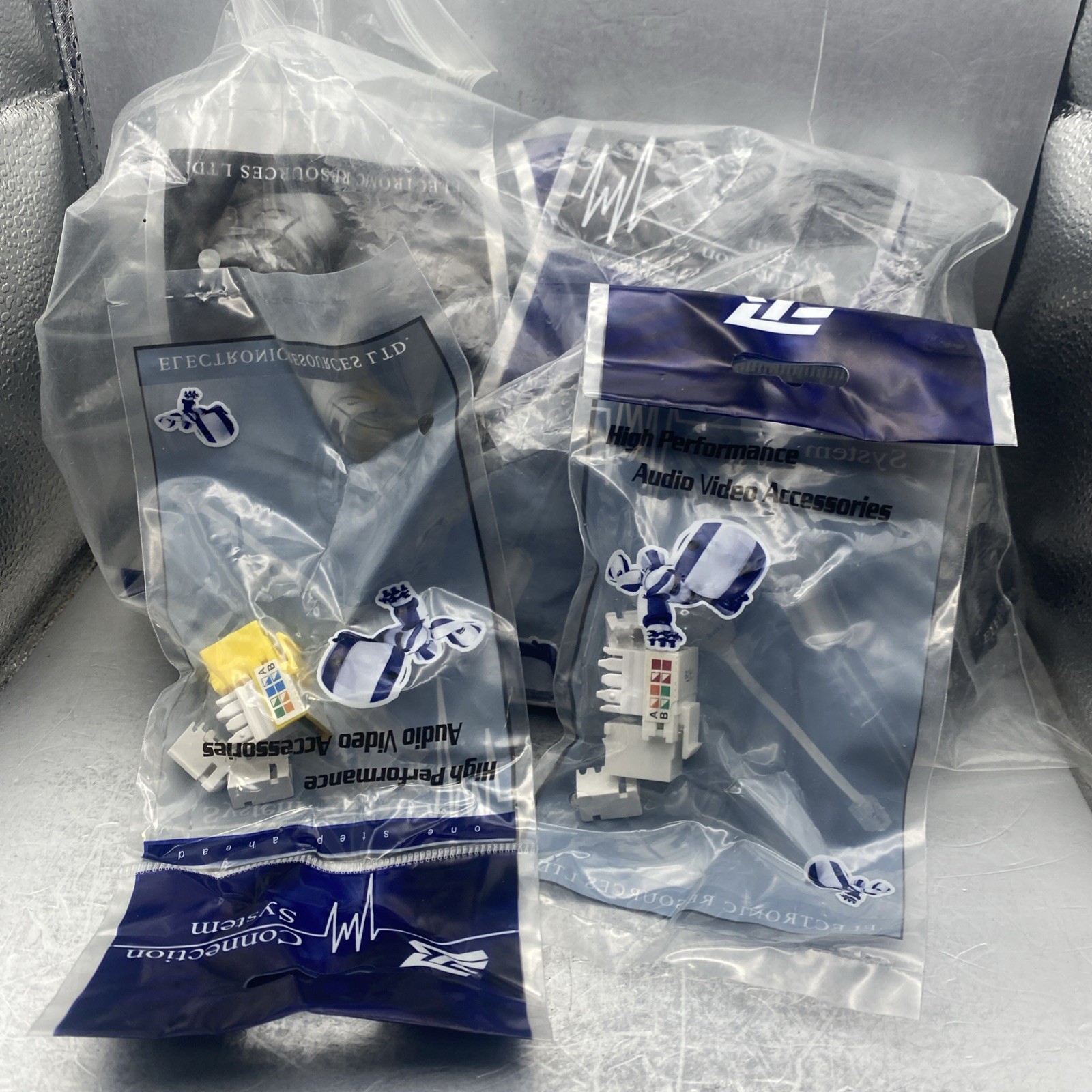 13 pack Cat5e 45°  Keystone Jack Network 110 Punchdown 8P8C Cat White