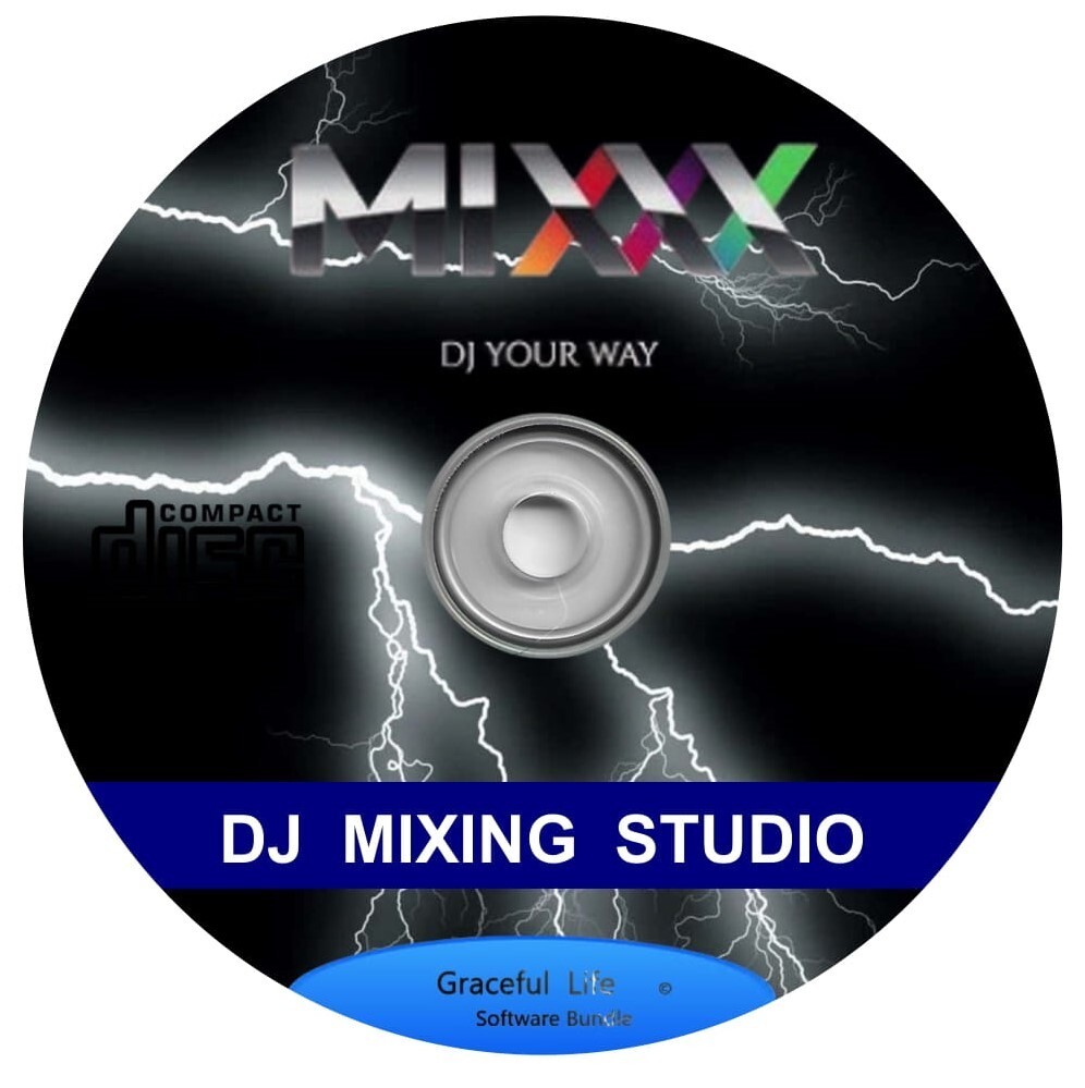 Mixxx DJ Mix Creator / Broadcaster Mixer Software ~ (DJ Your Way) Windows CD