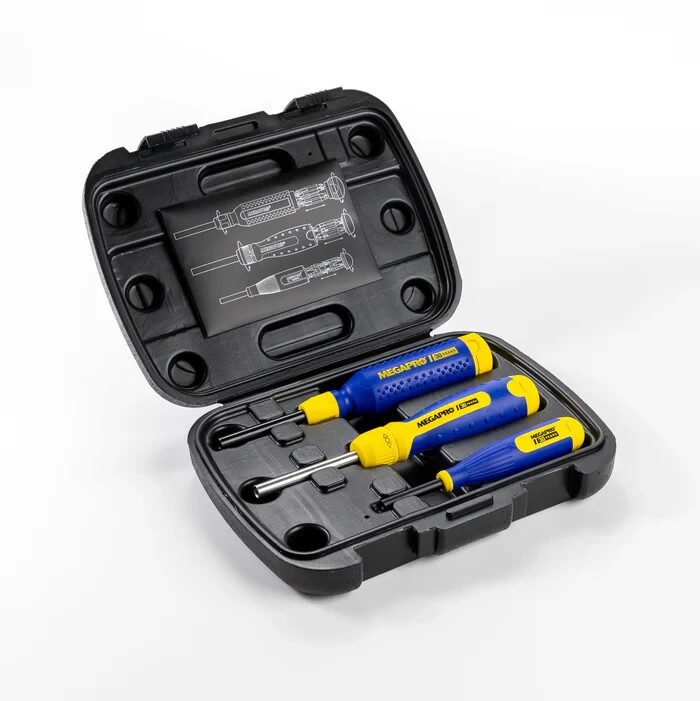 Megapro Multi-Bit Screwdriver Set 30th Anniversary 151NAS Ratcheting Precision