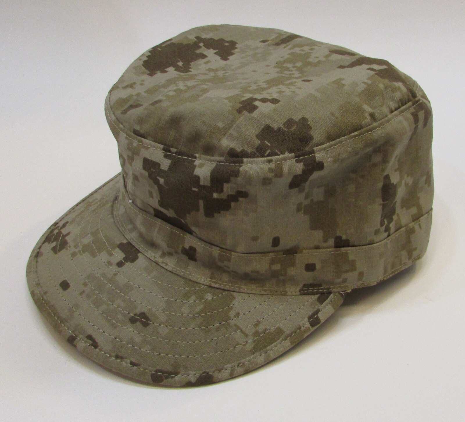 Military Army Utility Hat Cap Sz 7-1/4 Woodland Camouflage Pattern Type II Camo