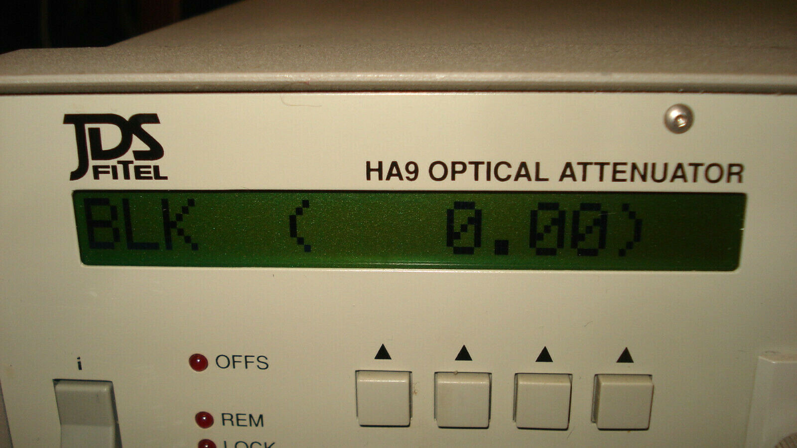 JDS FITEL HA9 OPTICAL ATTENUATOR (Good working)