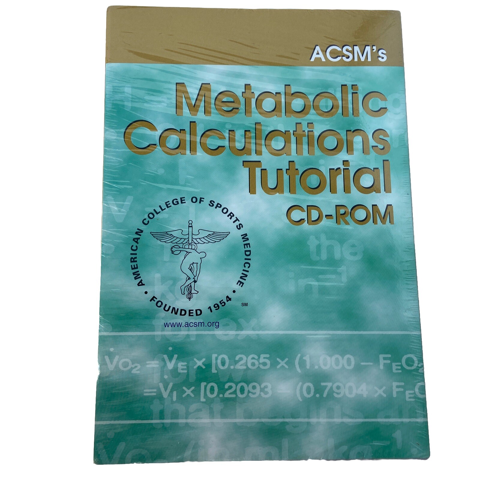 Acsm's Metabolic Calculations Tutorial Cd-Rom  NEW