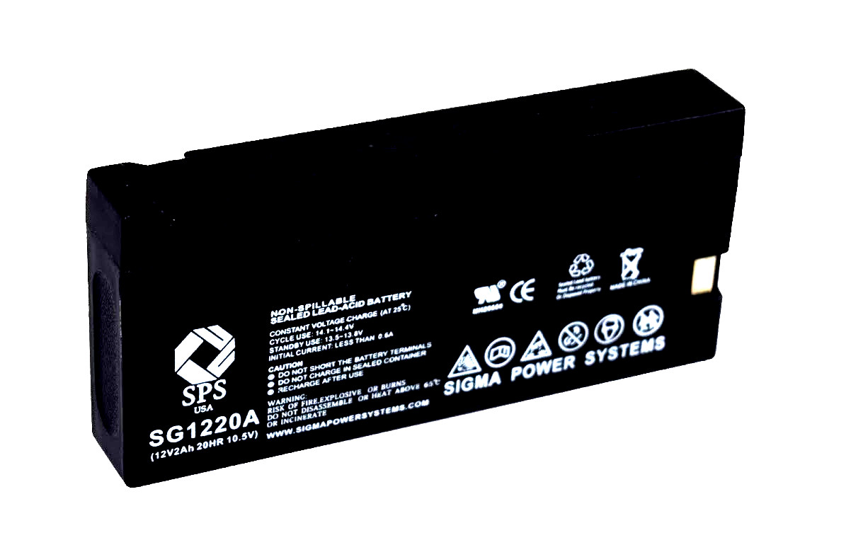 12V 2Ah rechargeable replacement battery for Magnavox CVL-318 Camcorder    1pk