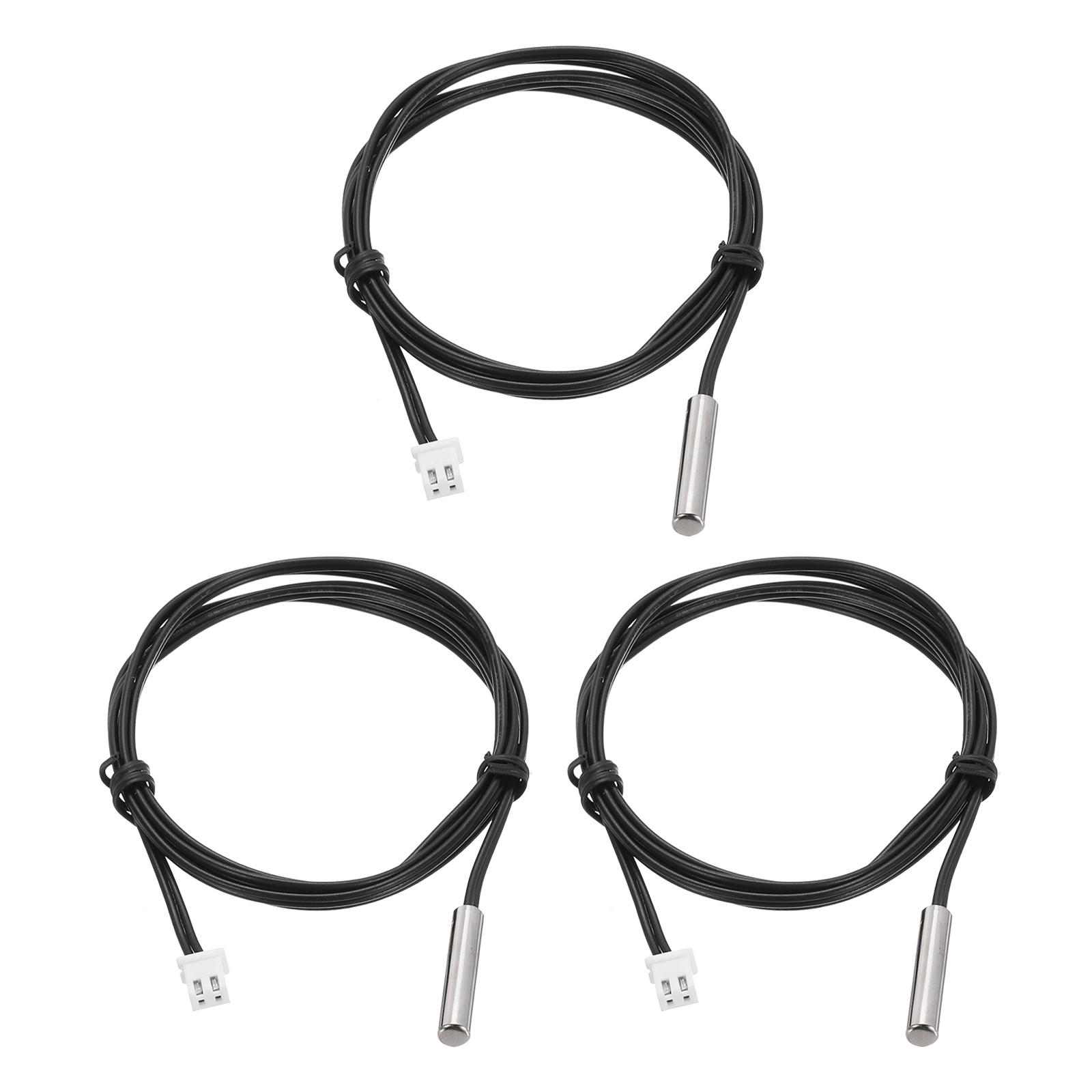 3 Pcs 5K NTC Thermal Sensor Probe,Nickel-plated Copper Probe 39.4 Inch