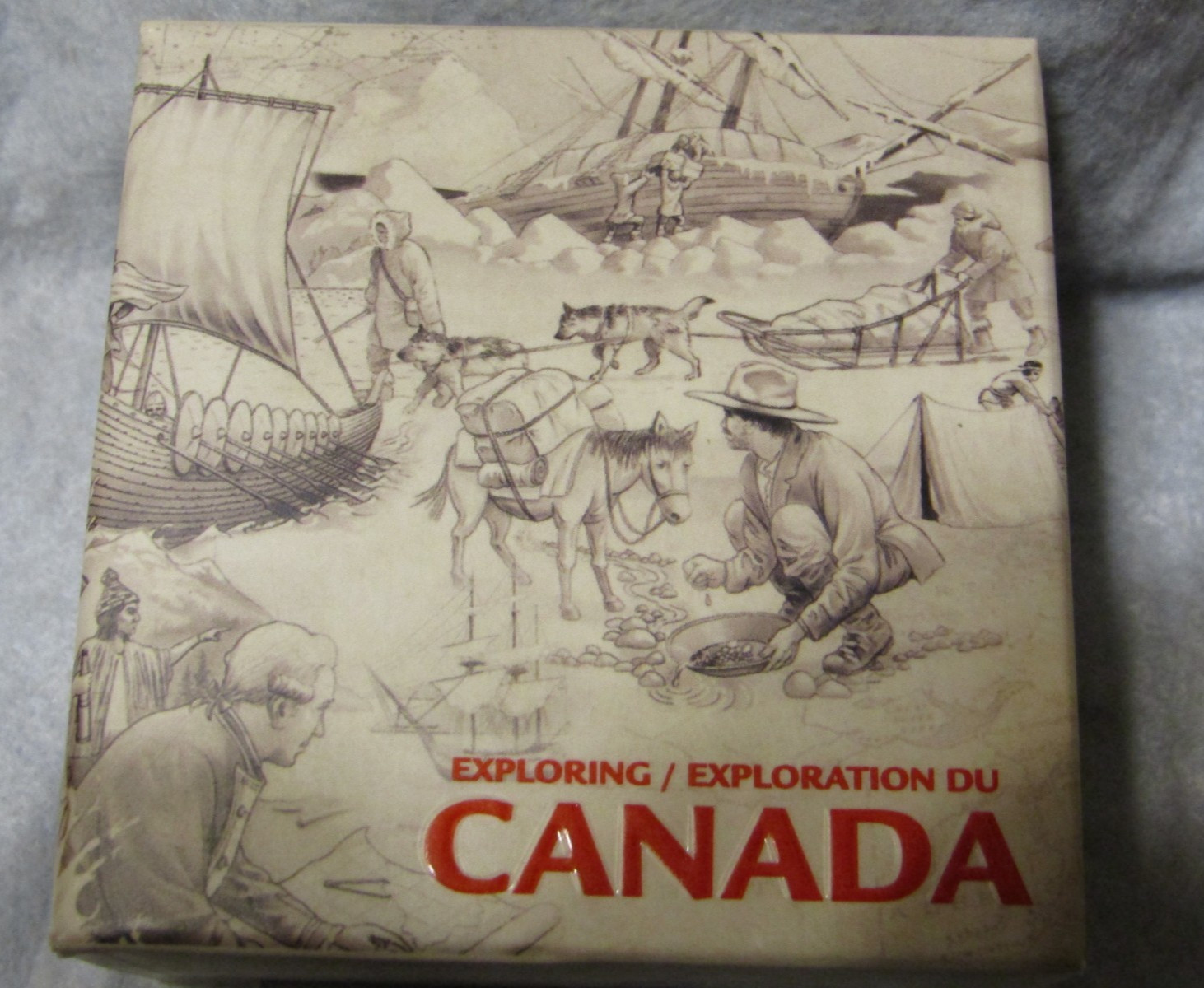 2014 CANADA SILVER $15 DOLLAR..EXPLORING CANADA - THE VOYAGEURS..PROOF