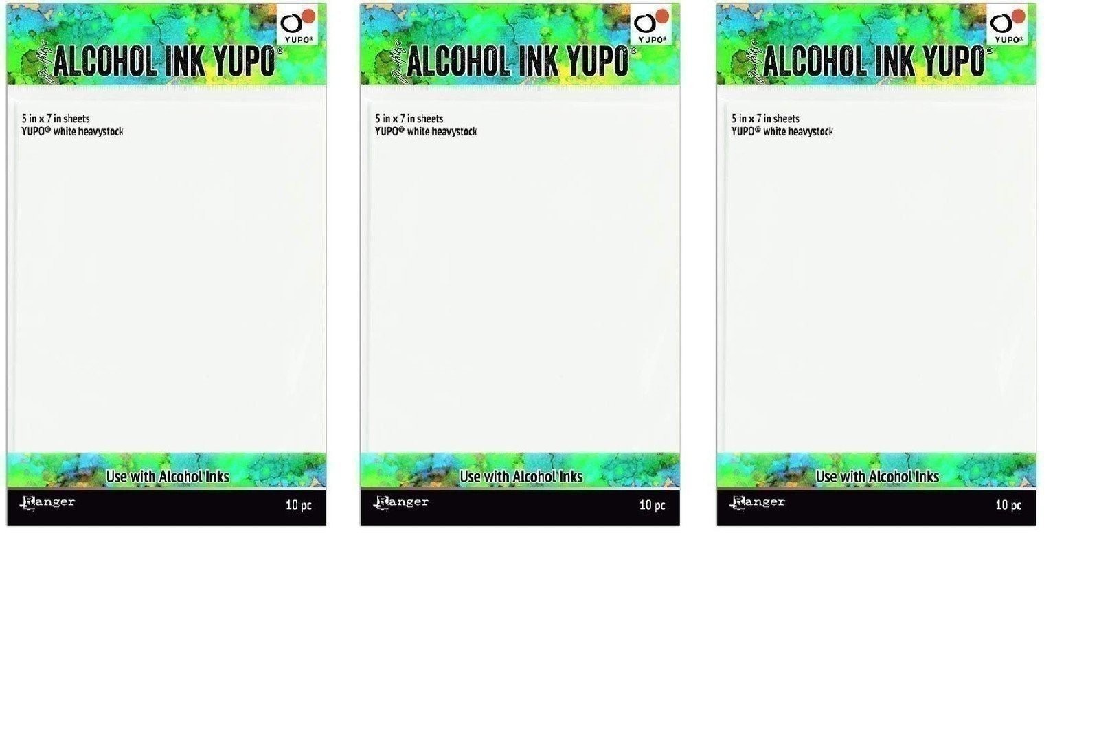 Ranger Yupo 5X7 heavystock 3 pack (30 sheets)