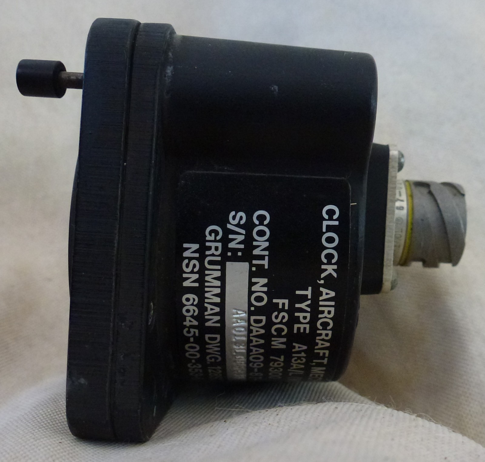 Clock, Aircraft, Mechanical Type A13A/L(MC) FSCM79300