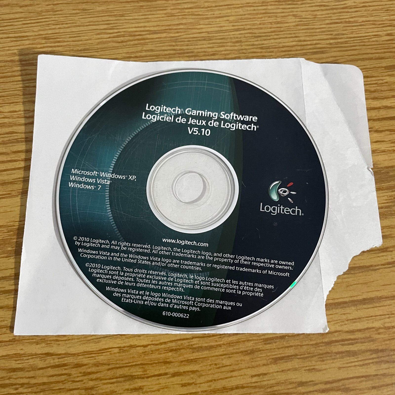 Logitech Driving Force GT Wheel Gaming Software Disc Quick Start Software V5.10