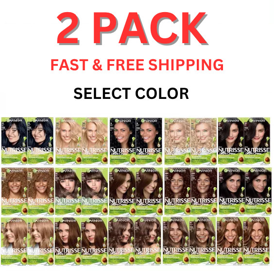 Garnier Hair Color Nutrisse Nourishing Creme, Pack of 2 - ( Select Your Color )