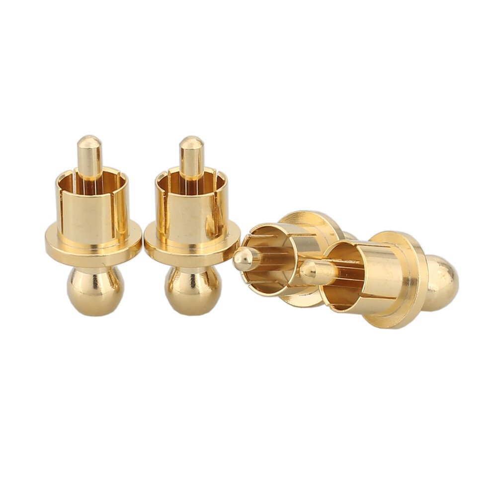 8Pcs Gold Plated Plug RCA Cap Short-Circuit Socket Phono Connector Protect Cover