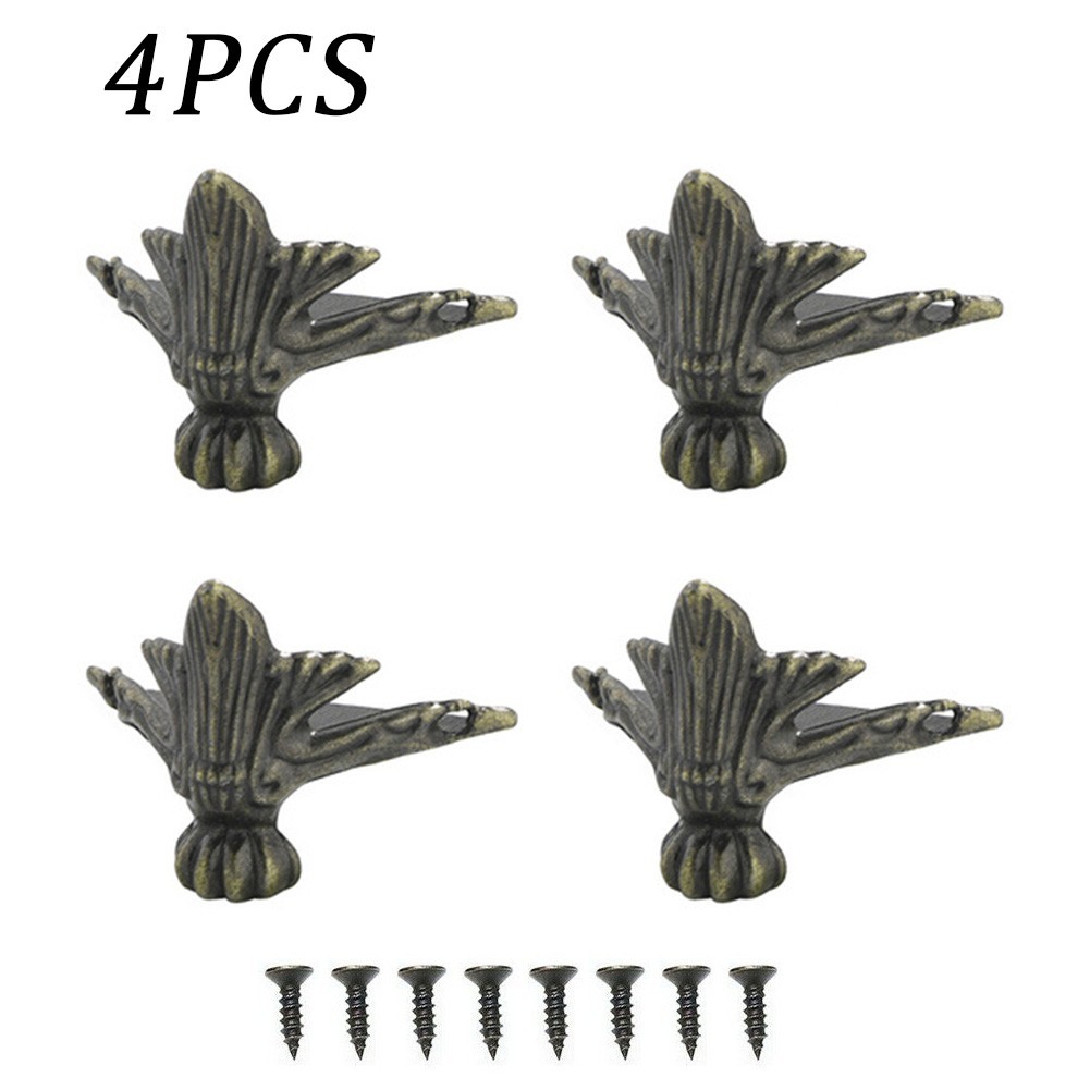 Bronze Corner Corner Protector 4pcs Corner Protector Four Sides Wine Box