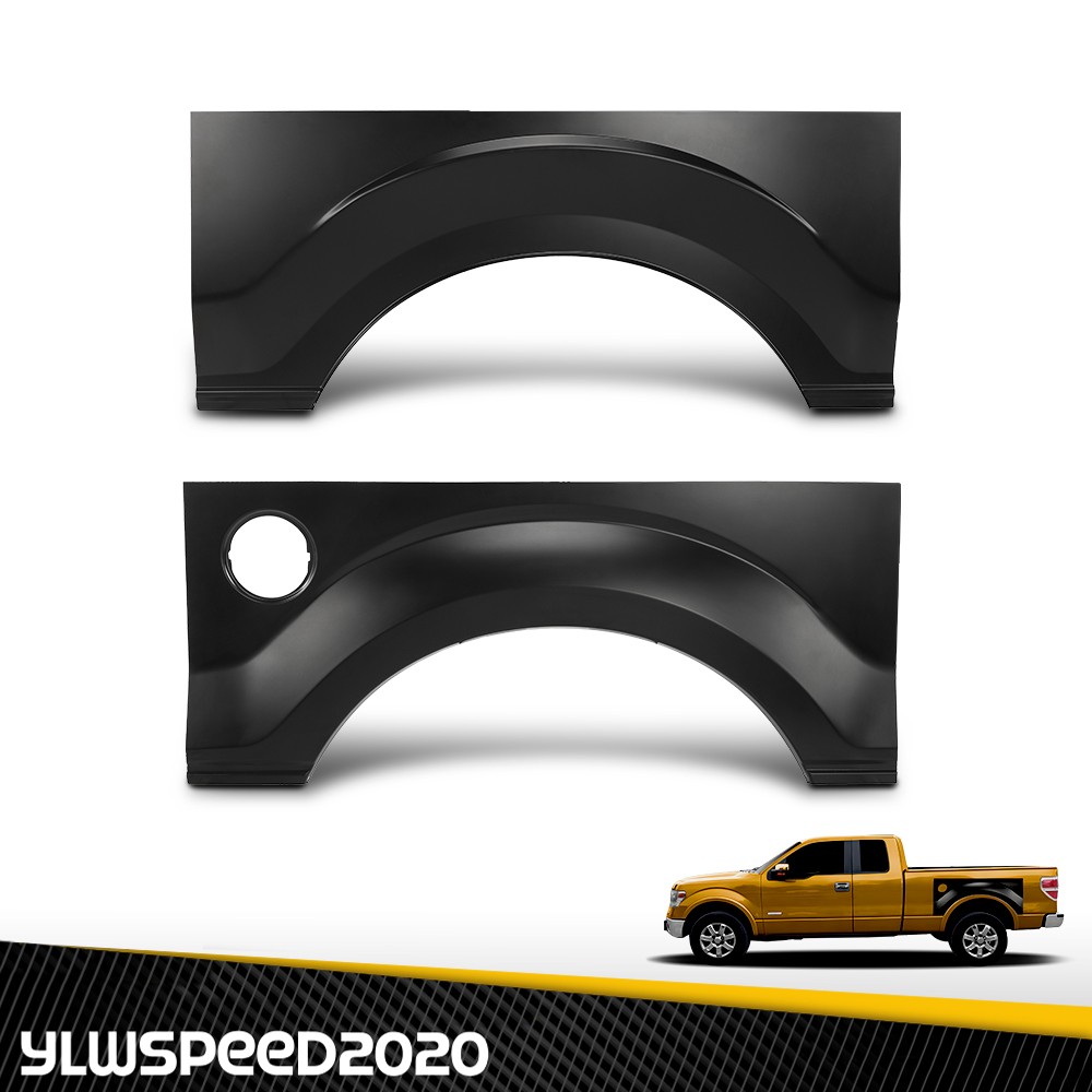 Fits 2009-2014 Ford F-150 F150 W/O Molding Holes Rear Wheel Arch Quarter Panel