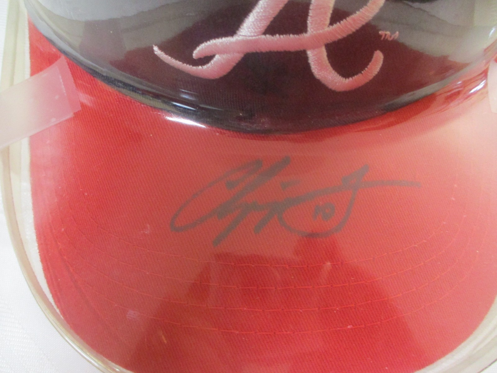 CHIPPER JONES AUTOGRAPHED BASEBALL CAP