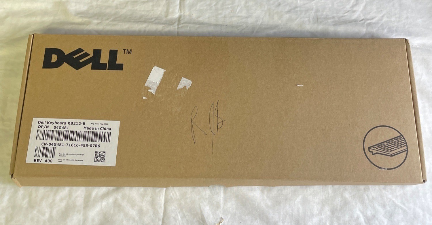 Dell Keyboard USB Connect KB212-B DP/N 04G481 SKU 2892