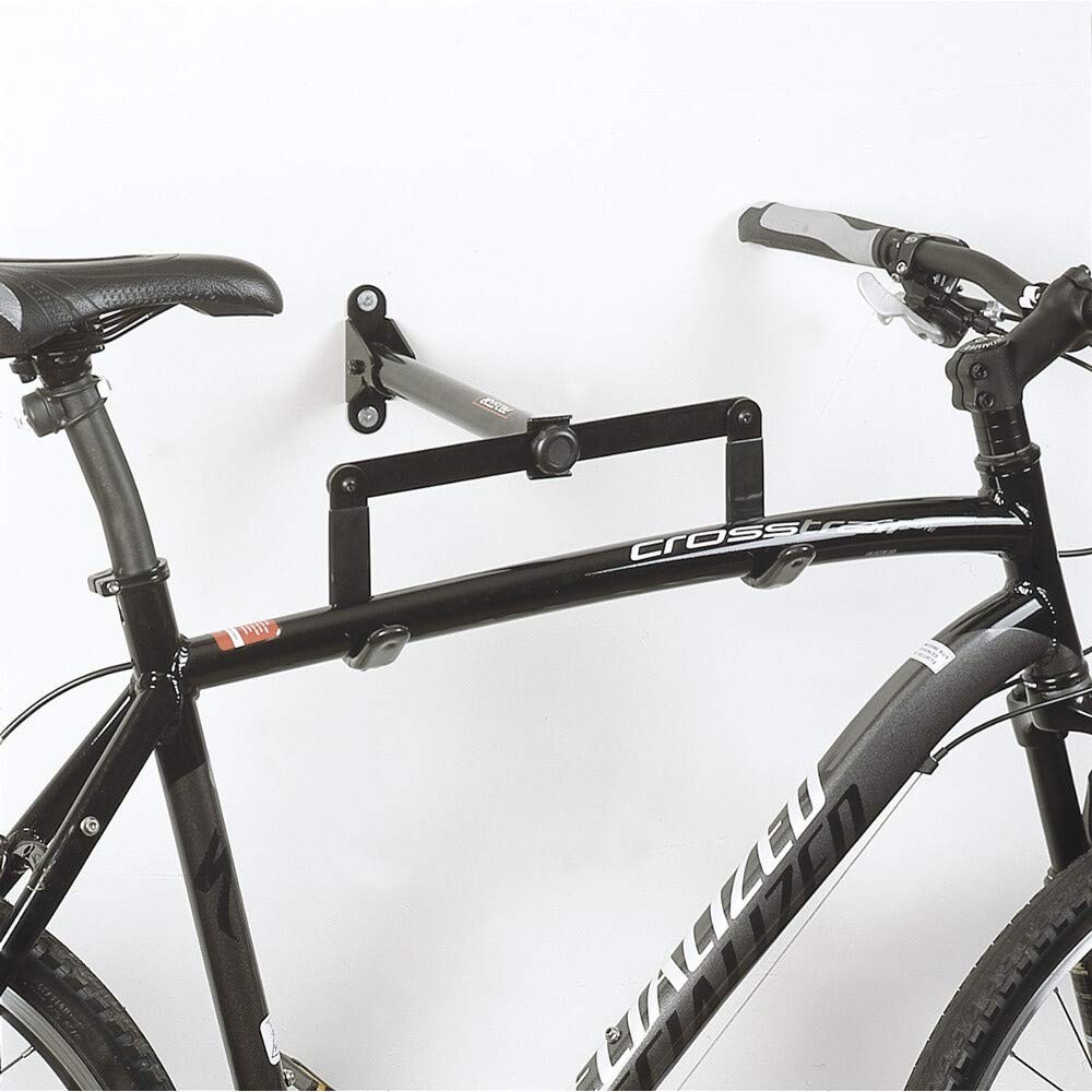 Prostor Folding Rack III Bicycle Wall Mount Hanging Systems, Black, One Size