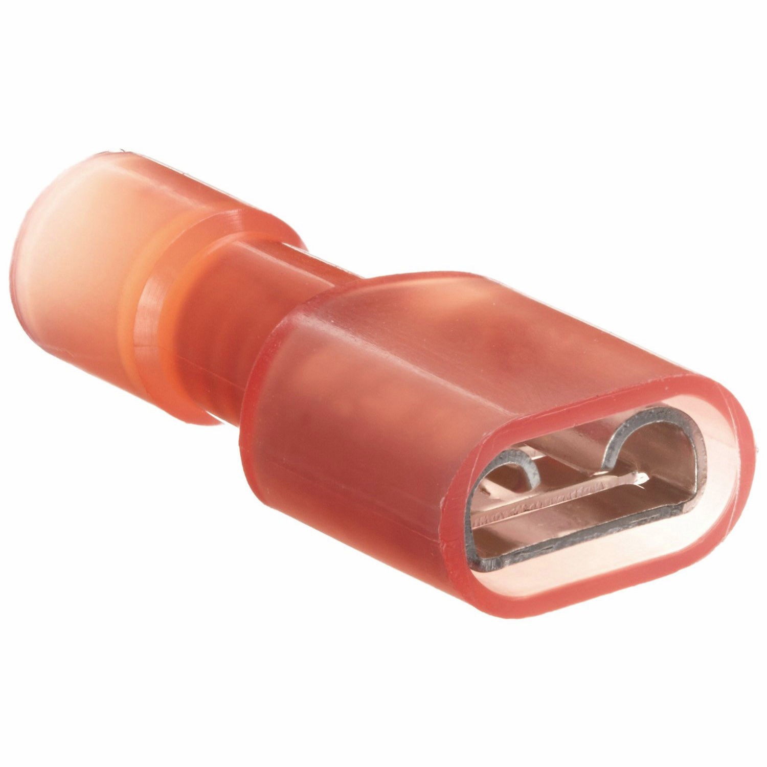 Megatronix NFDR Nylon Insulated Female Disconnects 22-18 Gauge 0.250 Red 100 Pcs