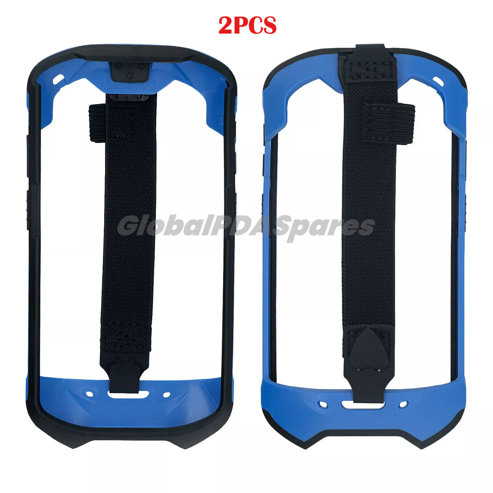 2PCS Blue Protect Cover with Hand strap for ZEBRA TC51 TC510K TC56 TC52 TC57