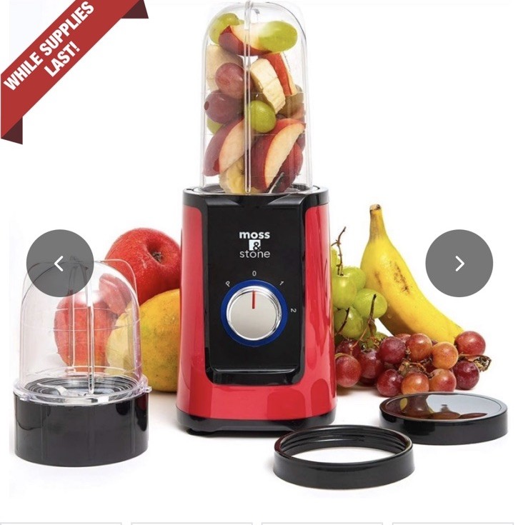 Moss & Stone Personal Smoothie Blender Single Serve Blender Shakes Protein 350 W