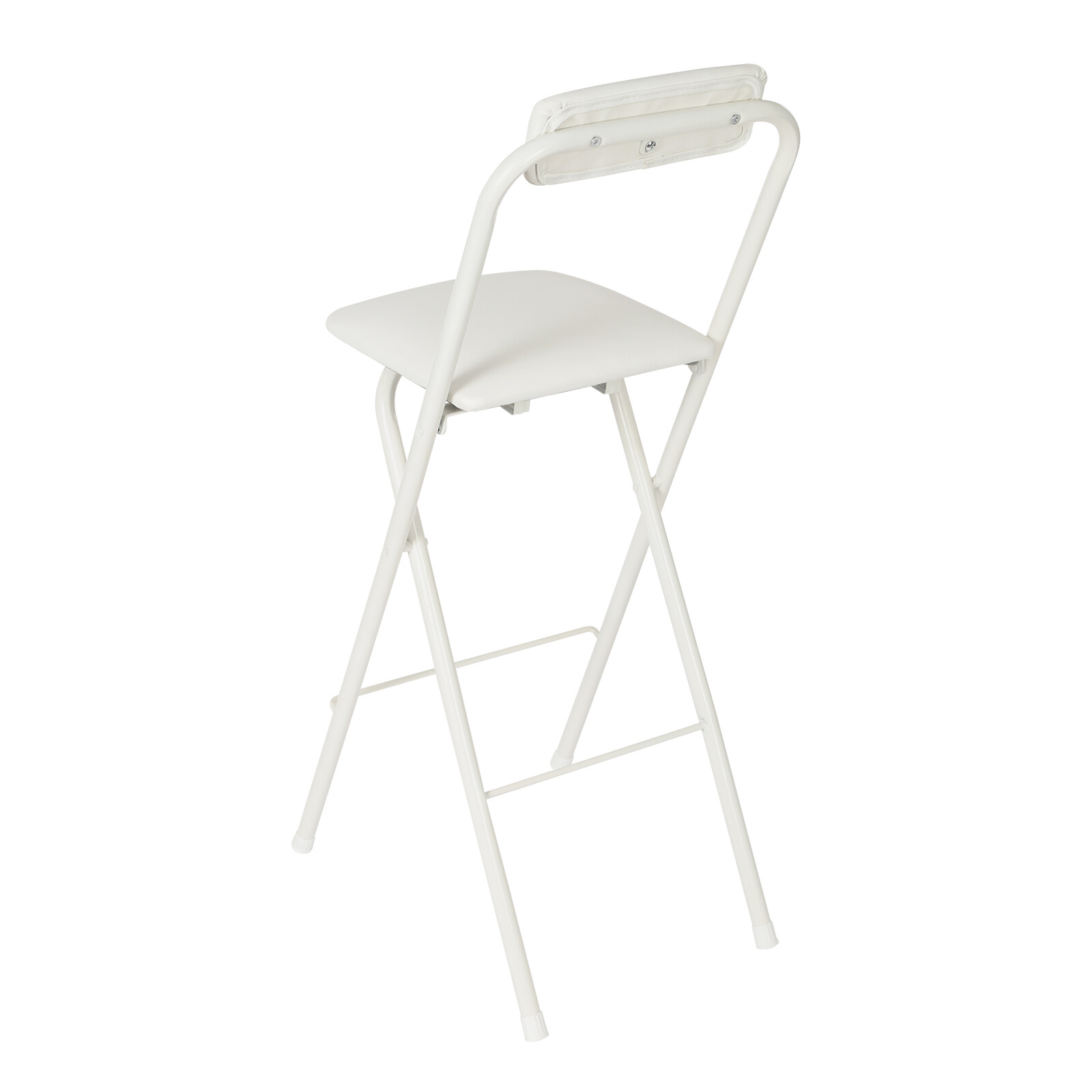 White 27.56" Height Folding Chair Folding Seat Office Home Event Wedding Party