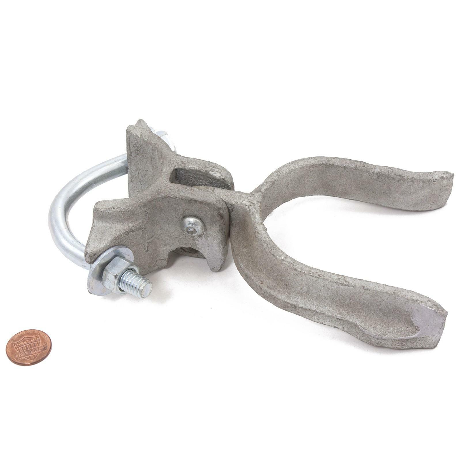 Heavy Duty Fork Latch - Malleable -1-5/8" x 2 1/2" (2 3/8" OD) Chain Link Gate