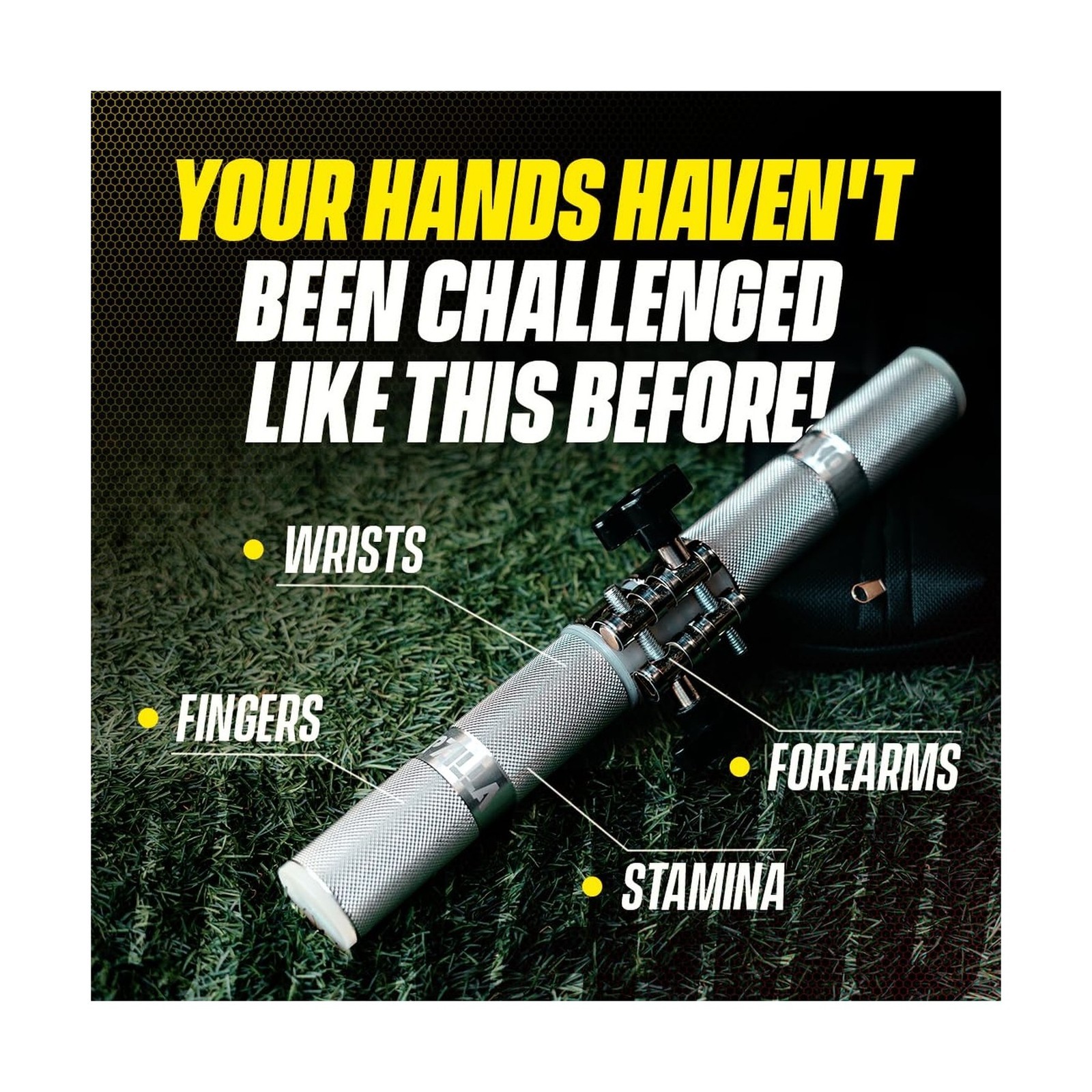 GRIPZILLA Dynamo Forearm Strengthener and Wrist, Comfortable Grip and a Durab...