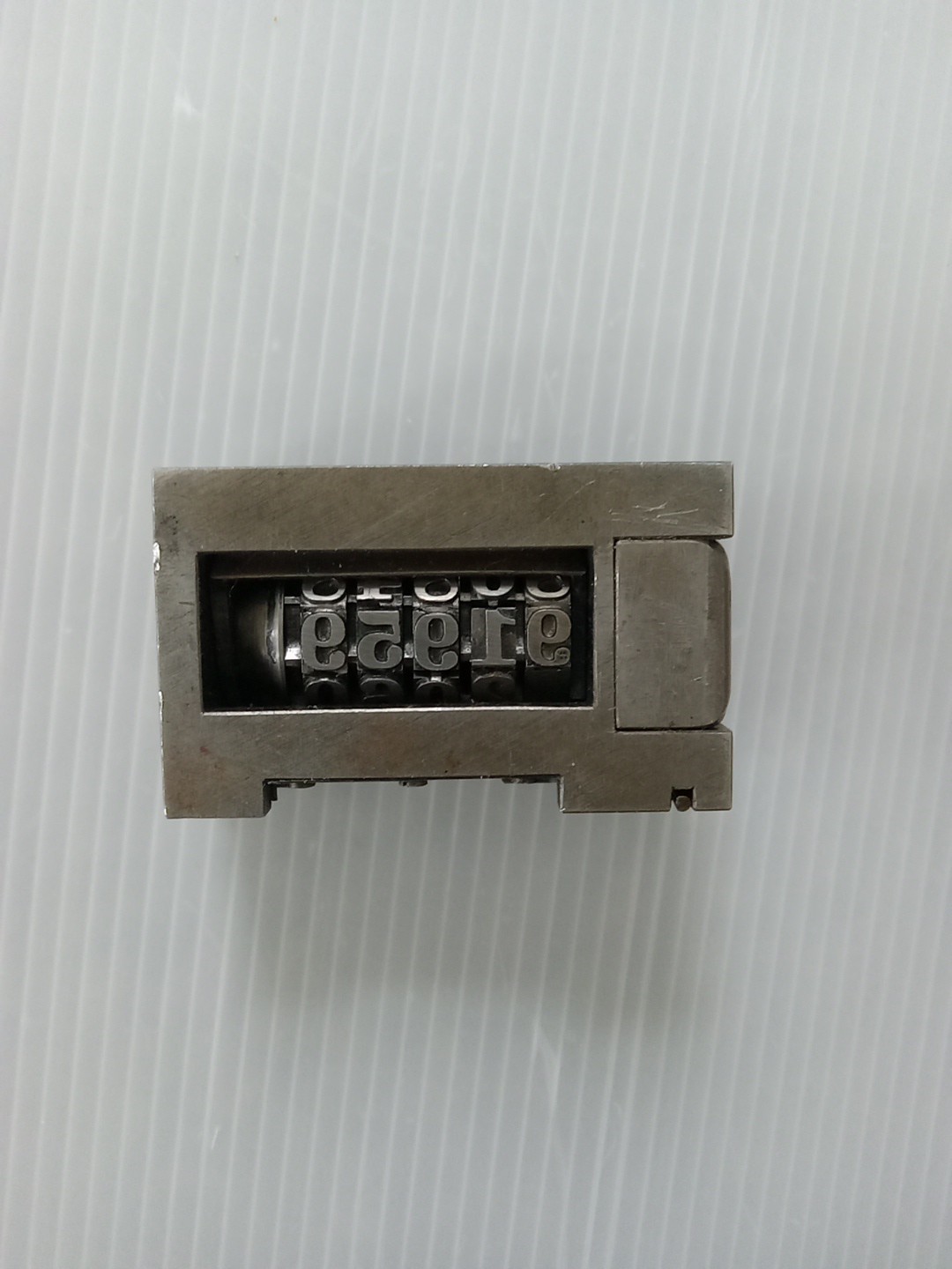 American Numbering Reverse letterpress numbering machine Model 130. Used