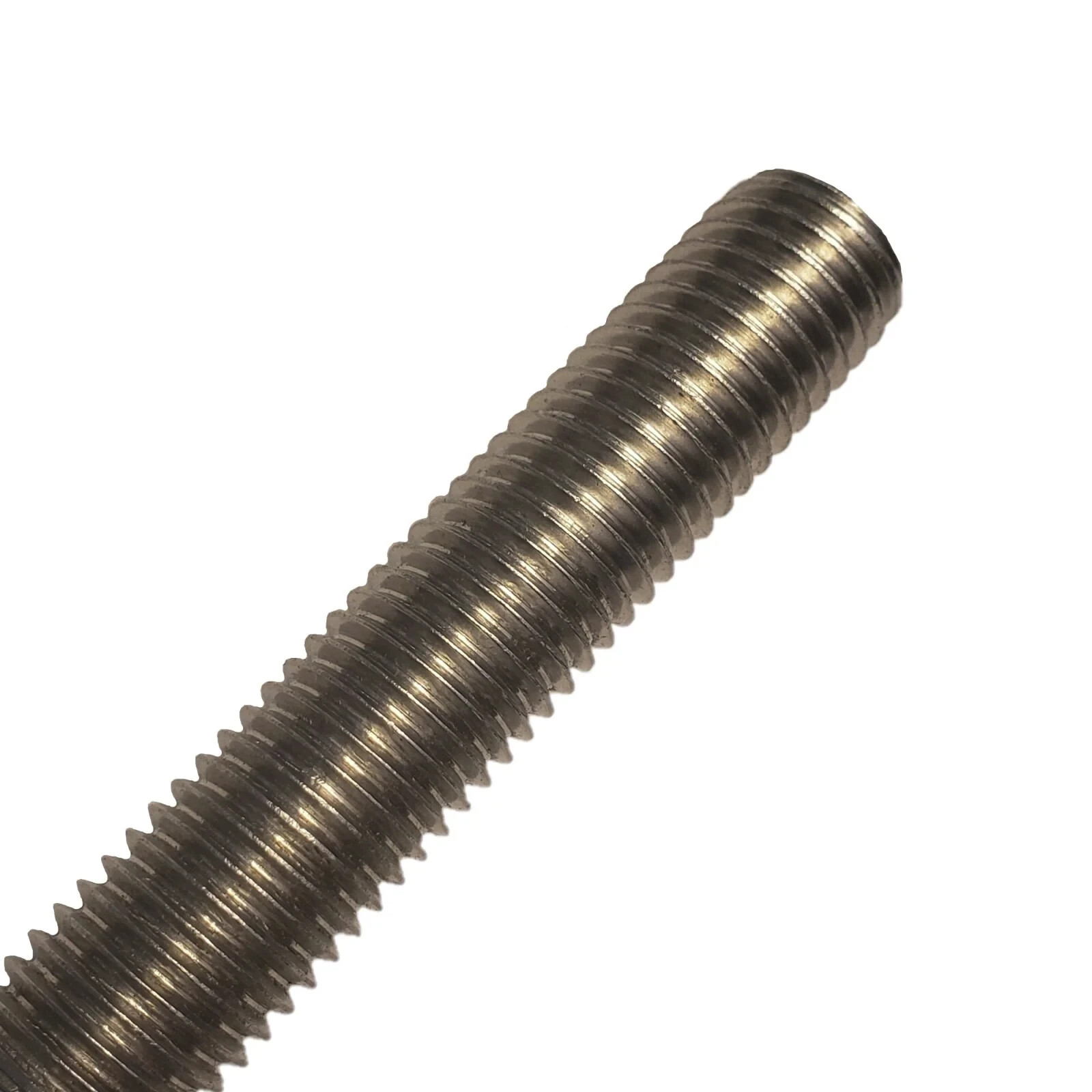 10 MM x 1.5  Stainless Steel Threaded Rod 18-8   12" Long  1 pc   FREE SHIPPING