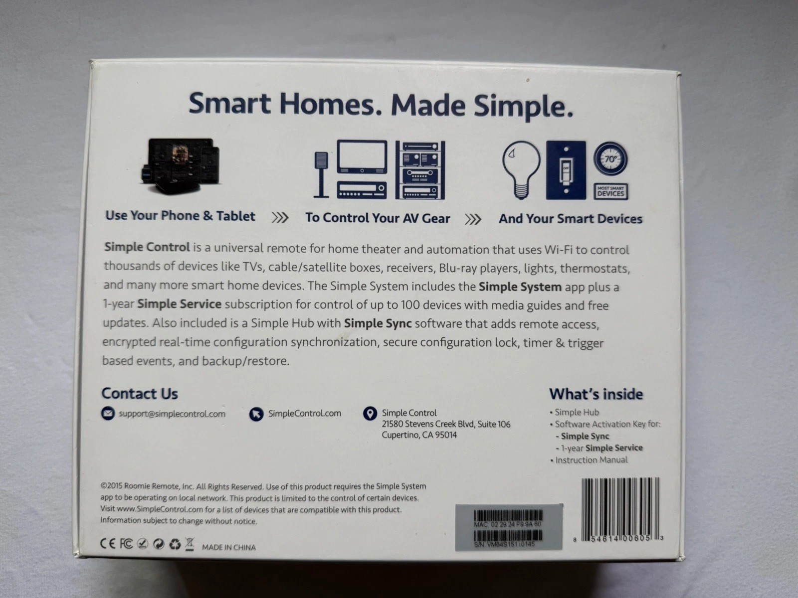 * NEW * Simple Control System and Hub SCRB130