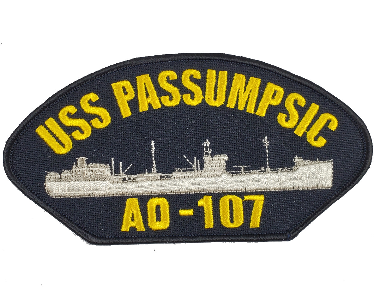 USS PASSUMPSIC AO-107 Ship Patch - Great Color - Veteran Owned Business
