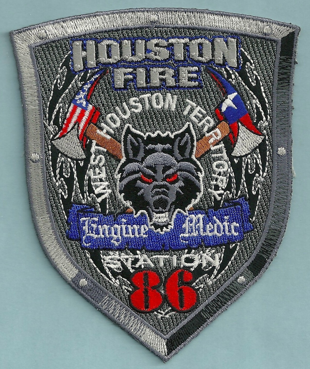 HOUSTON TEXAS FIRE STATION 86 COMPANY PATCH WEST HOUSTON