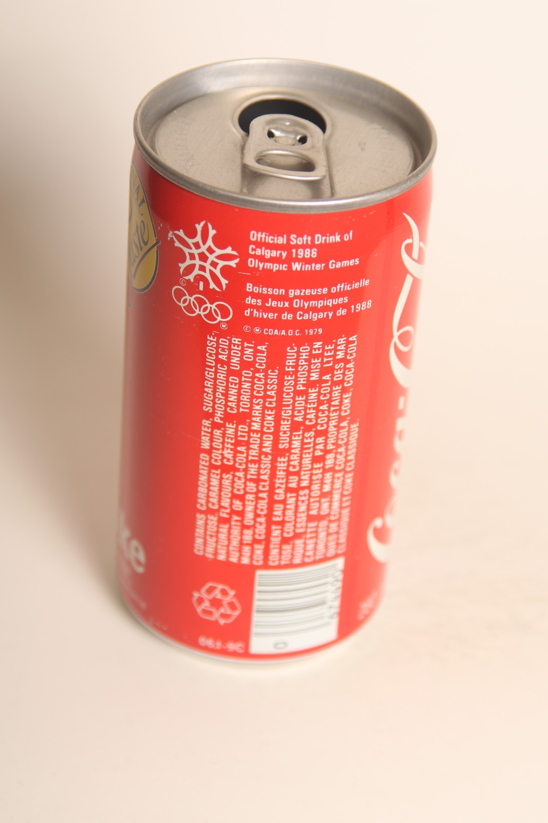 Coca-Cola Classic soda can
