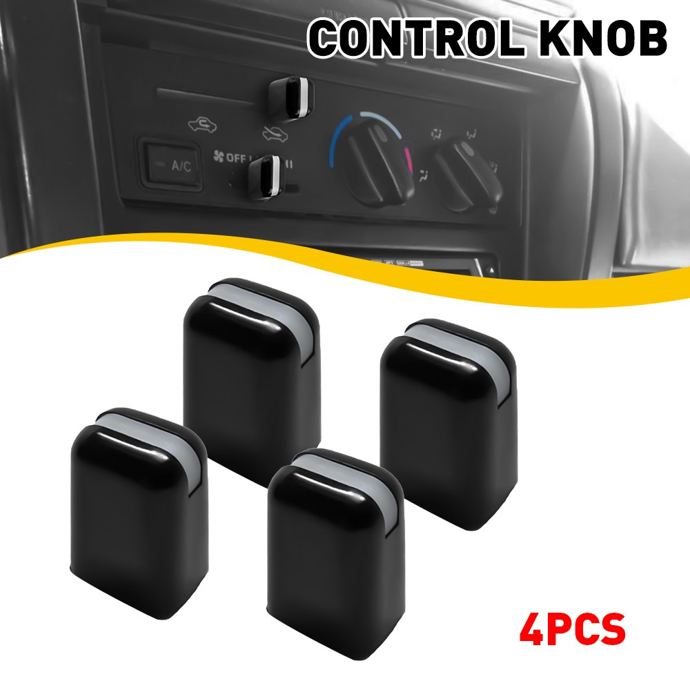 4pcs Heater AC Control Knob Replacement for 1980-93 TOYOTA COROLLA TOYOTA TERCEL