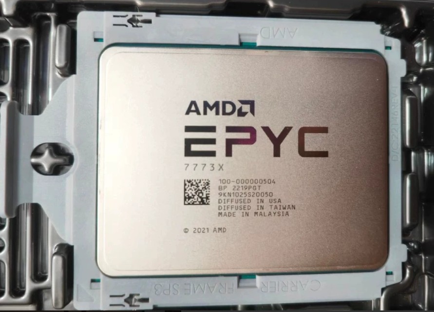 AMD EPYC Milan-X 7773X 64-Cores 2.20GHz 768MB 280W SP3 CPU Processors (unlocked)