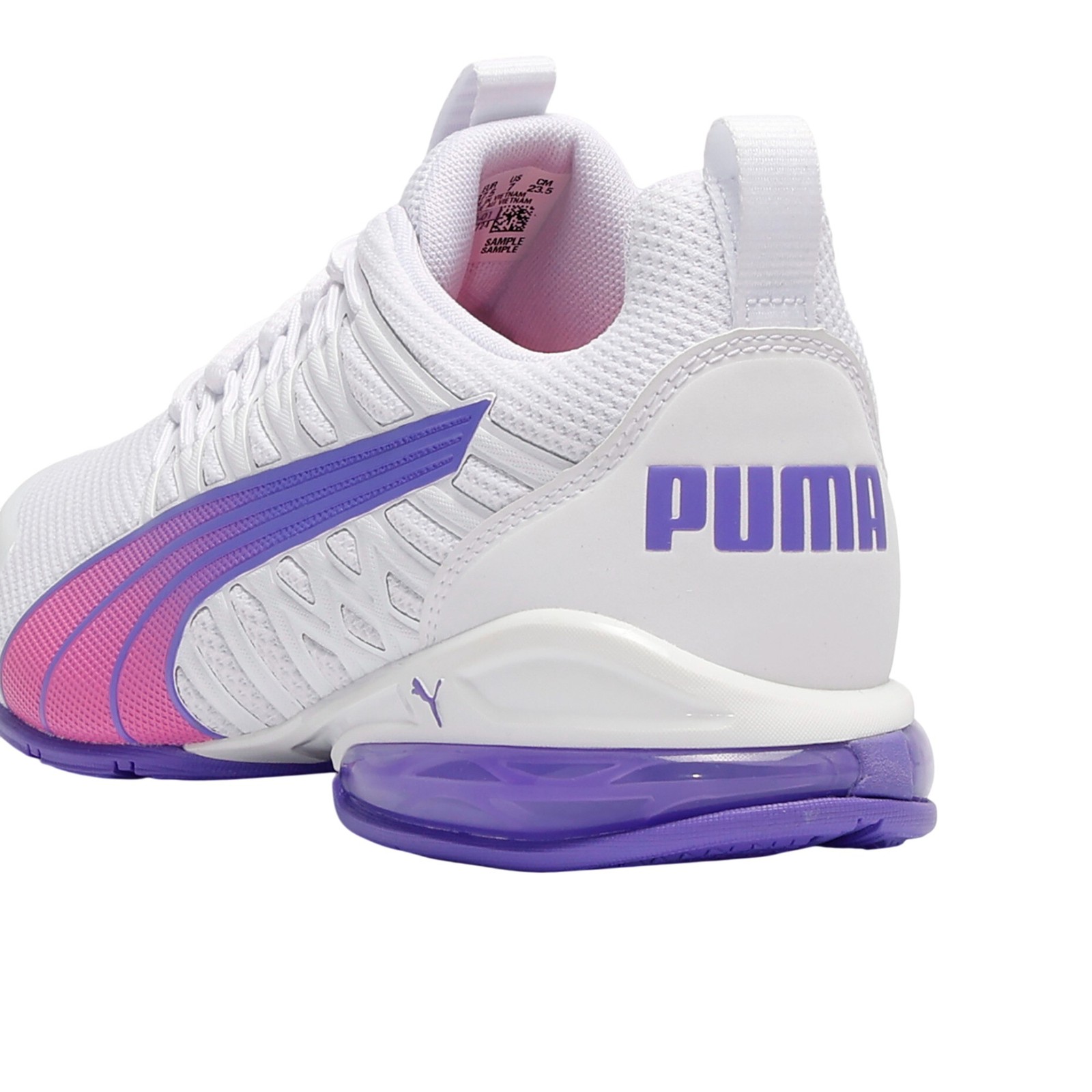 PUMA Voltaic Evo Fs Fade Lace Up Womens White Sneakers Casual Shoes 31119801