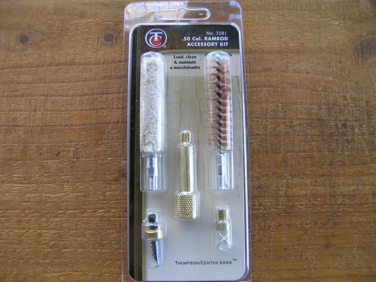Thompson/Center T/C .50 Cal 5 pc Ramrod Accessory Kit #7281  Patch Ball Puller +
