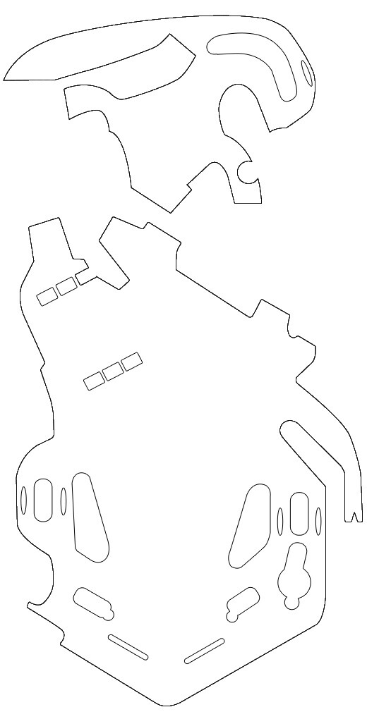Playfield Protector for Bally - Vector Pinball Machine