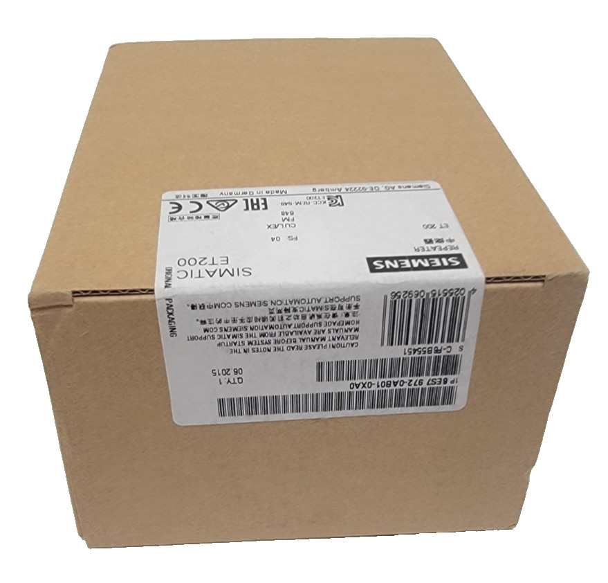 New Sealed Siemens 6ES79720AB010XA0  Repeater, Diagnostic, 12MB, Fast-Connect