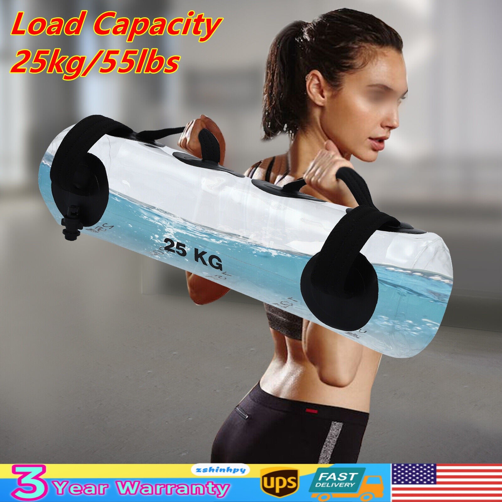 Adult Fitness Water Weight Aqua Bag, Training Water Bag, Portable Stability new