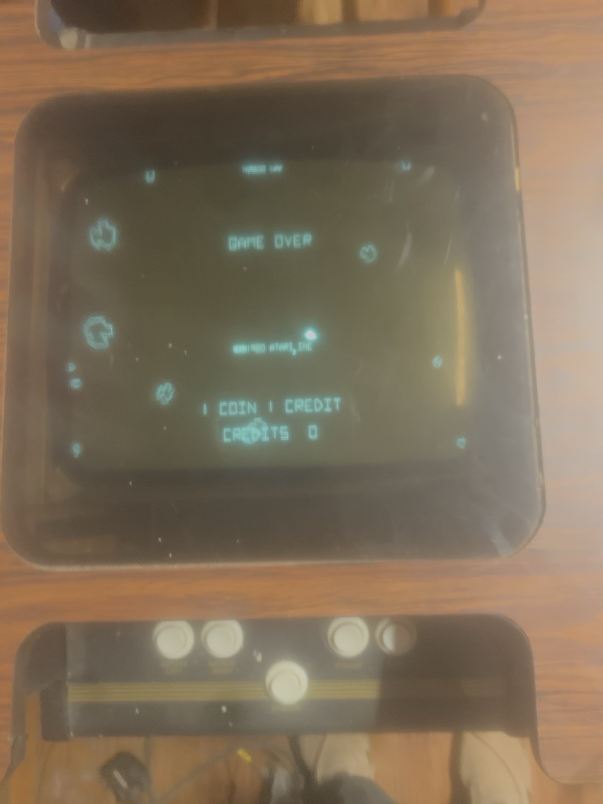 Atari Commercial Asteroid Arcade Game