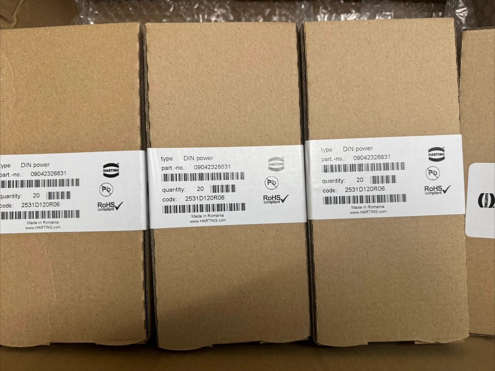 20pcs HARTING 09042326831 Brand New Female Connector