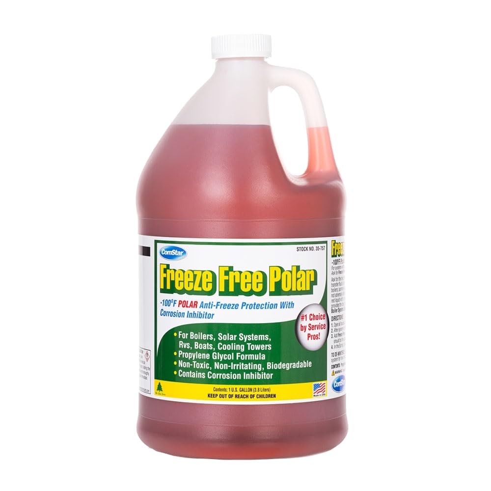 ComStar Freeze Free - 100°F Polar Boiler Antifreeze, Propylene Glycol, 1 Gal