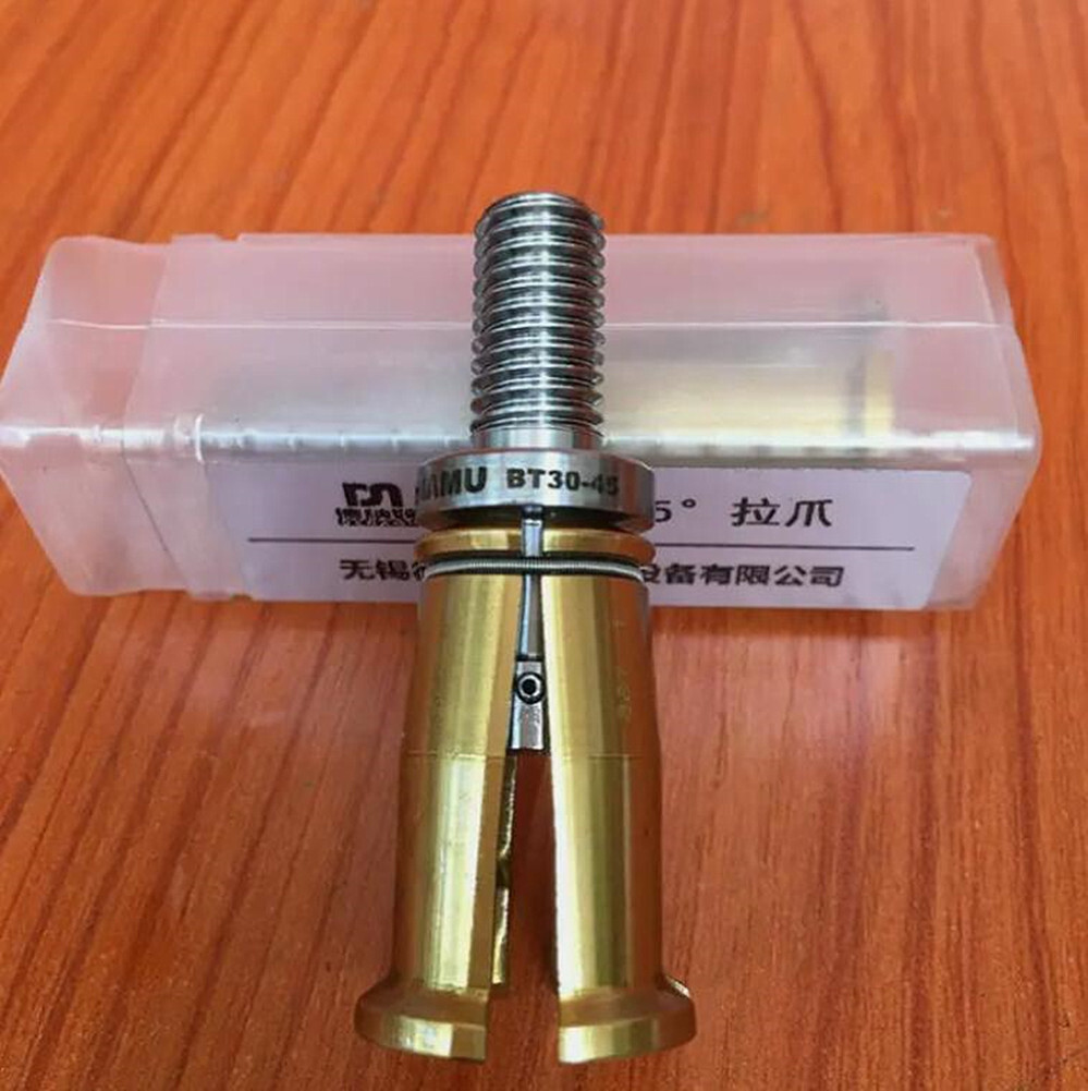 1PC BT30 4 Petal Clamp Pull Claw For CNC Spindle 45 Degree Outer Screw Pull Part