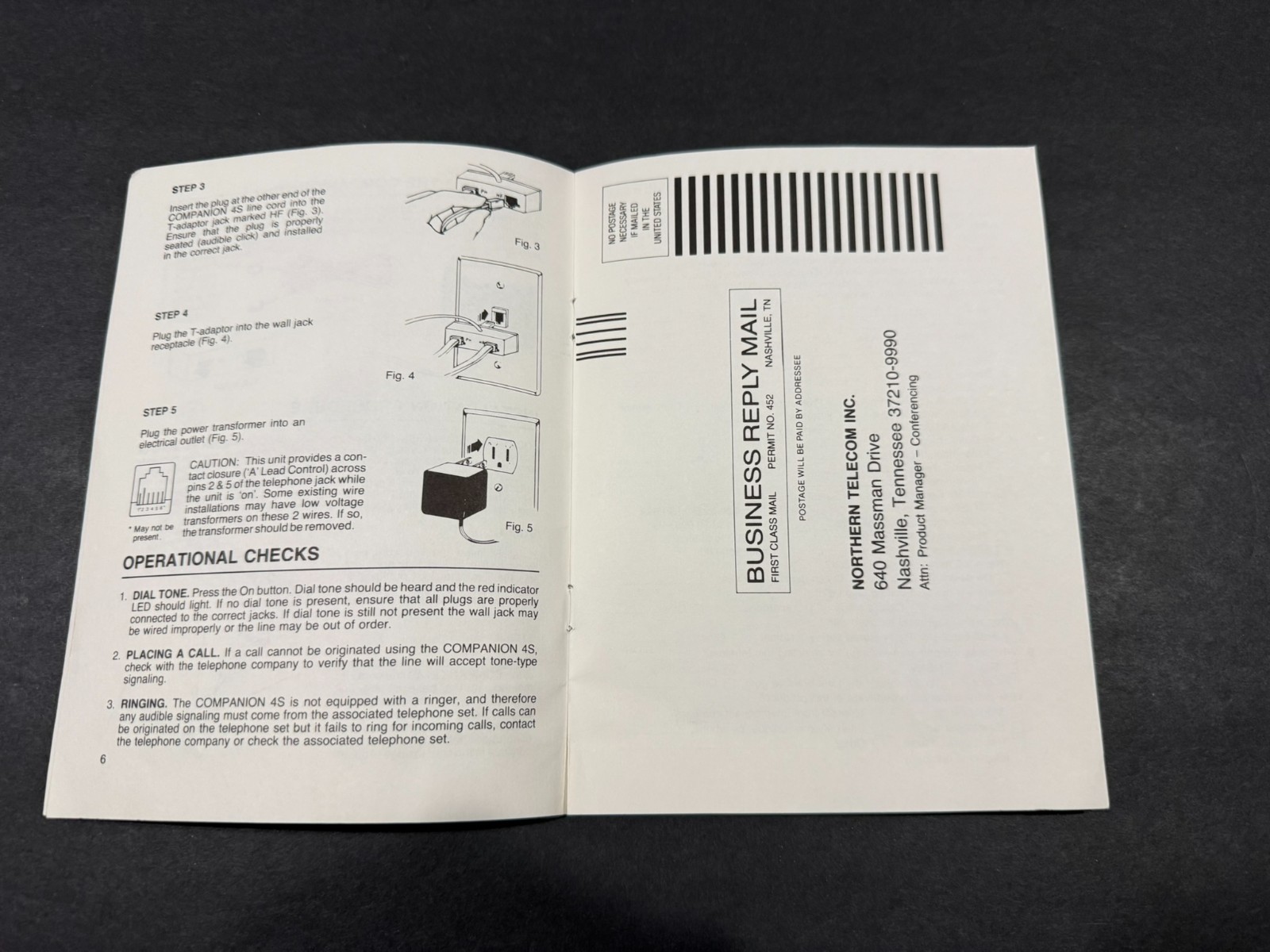Companion 4S Handsfree Unit Instructions
