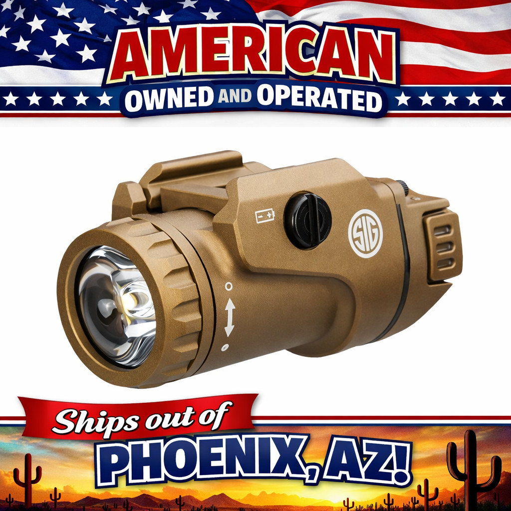 SIG SAUER FOXTROT1X Weapon Mounted Light SOF12001 450 Lumens - FDE