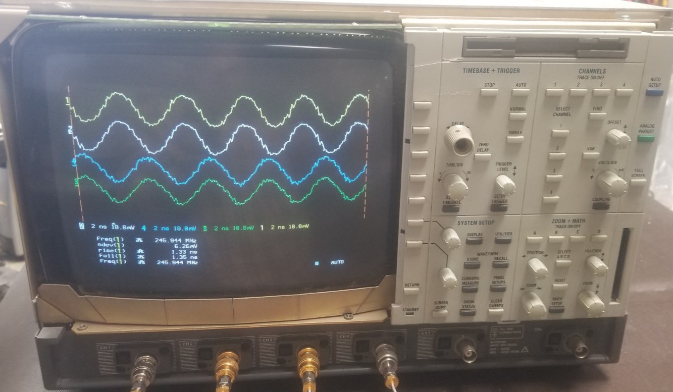 LeCroy LC574AL DSO 1GHz 2 Ch. with long memory TESTED! 250 MHz Probes included