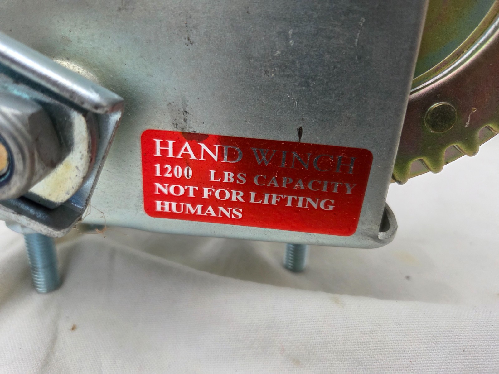 Metal Hand Winch 1200 lbs Capacity